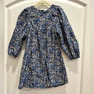 GAP Blue Floral Kids Dress size 5